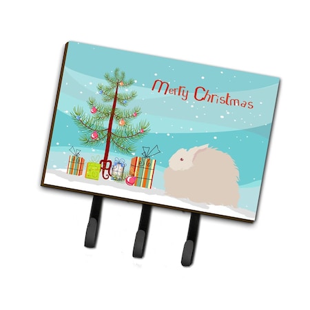 Carolines Treasures Fluffy Angora Rabbit Christmas Leash or Key Holder BB9326TH68